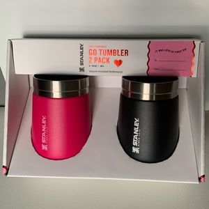 Stanley 2pk 10 oz Stainless Steel Everyday Go Tumblers Cosmo Pink/Black 💗🖤